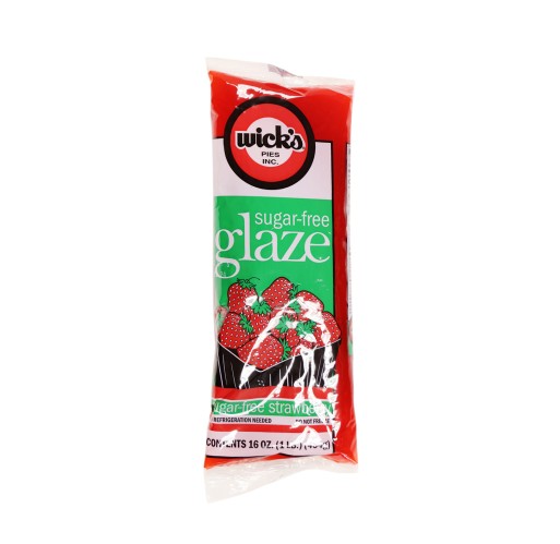Glaze - Sugar Free Strawberry Wick's 1 lb