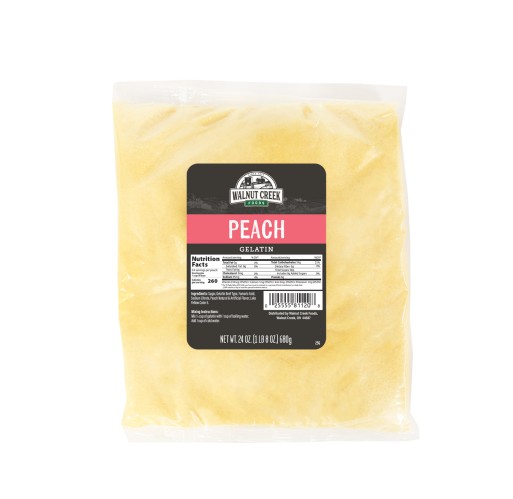 Gelatin - Peach WC 24 oz