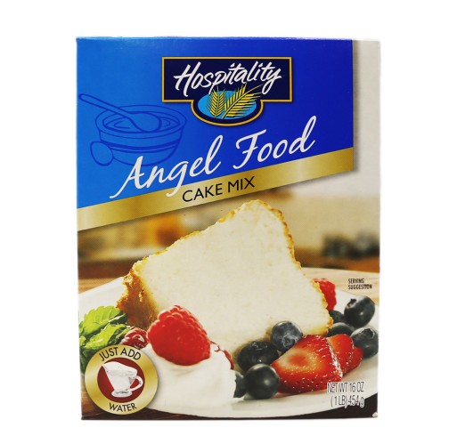 Cake Mix - Angel Food 12/16 oz Hospy