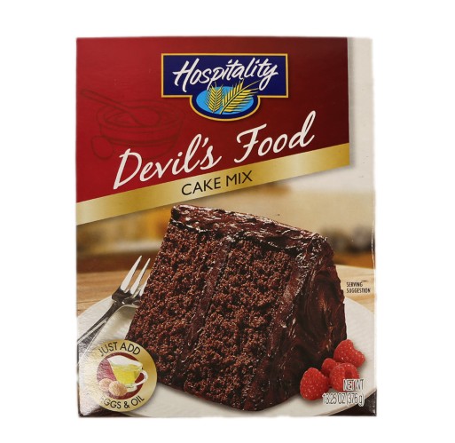 Cake Mix - Devil`s Food 12/13.25 Hospy