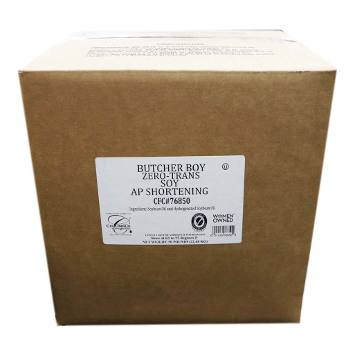 Soy AP Shortening - Butcher Boy 50 lb Cube