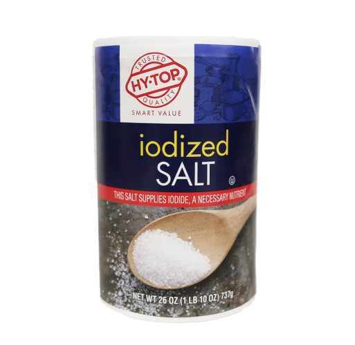 Salt - Iodized 26 oz HY-TOP