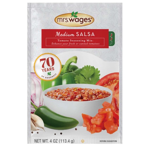 Salsa Mix - Medium MW 4 oz