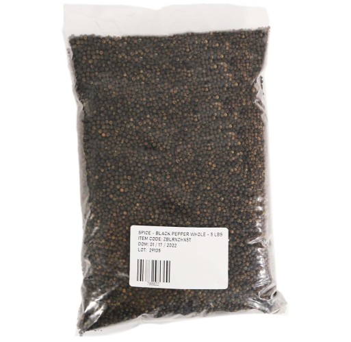 Spice - Black Pepper Whole 5 lb