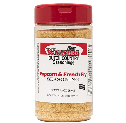 Seasoning - Weavers Popcorn & French Fry 12 oz