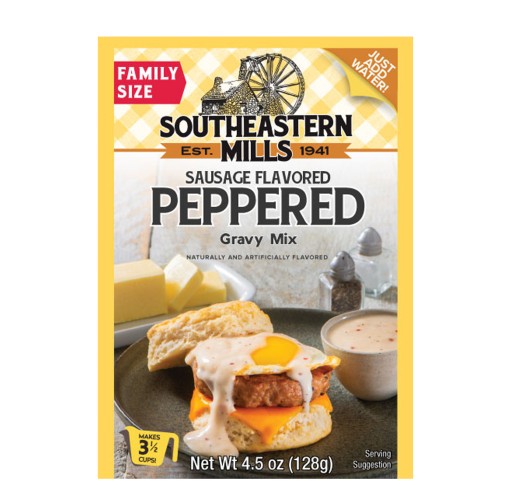 Gravy Mix - Peppered w/Sausage Flavor SE Mills