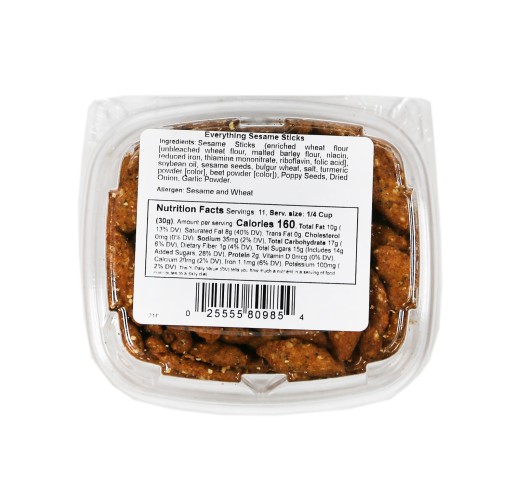 Tub - Sesame Sticks Everything