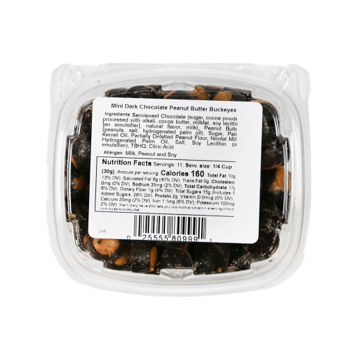 Tub - Dark Chocolate Mini Buckeyes