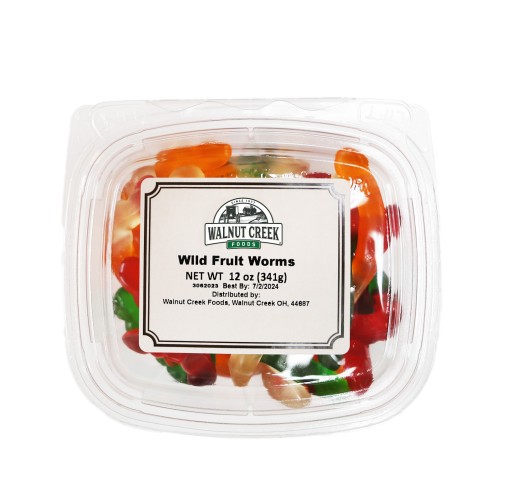 Tub - Gummy Wild Fruit Worms
