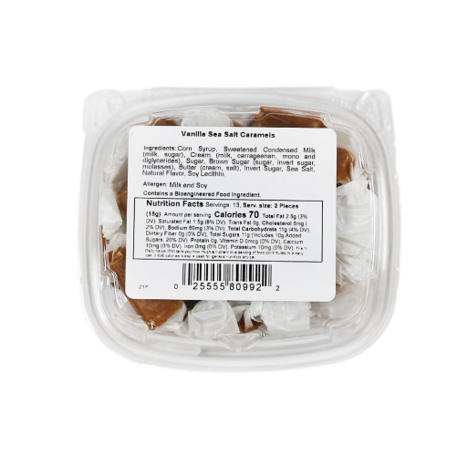 Tub - Caramels Vanilla Sea Salt