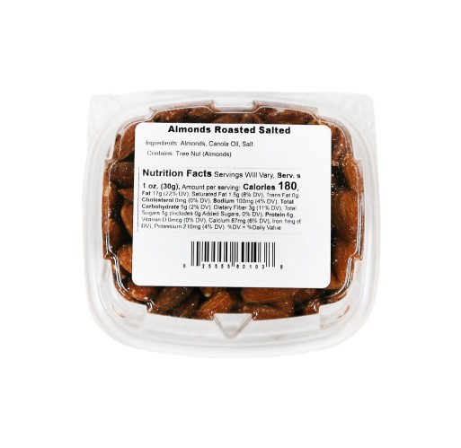 Tub - Almonds Roasted & Salted