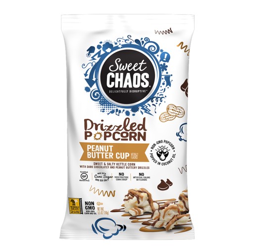 Popcorn - Drizzled Peanut Butter Cup Sweet Chaos 5 oz