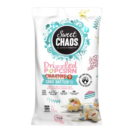 Popcorn - Drizzled Cold Stone Cake Batter Sweet Chaos 5 oz