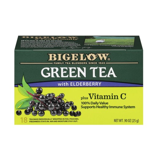 Tea - Bigelow Green Tea w/ Elderberry