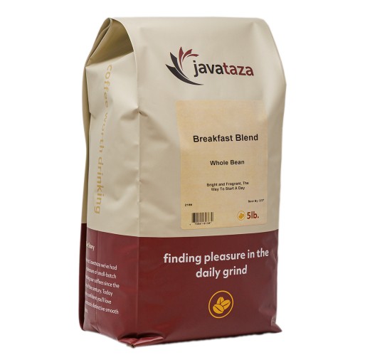 Coffee - Breakfast Blend Whole Bean 5 lb