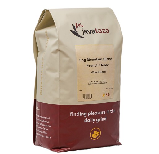 Coffee - Fog Mount. French Roast Whole Bean 5 lb