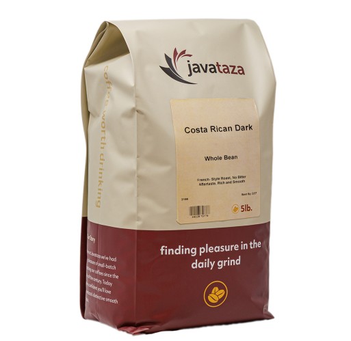Coffee - Costa Rican Dark Whole Bean 5 lb