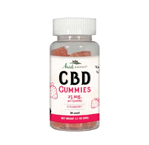 CBD Gummies - Vegan Strawberry 25 mg