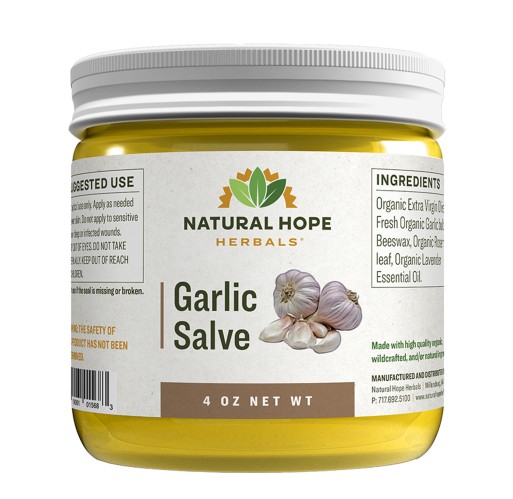 Herbal Salve - Garlic 4 oz