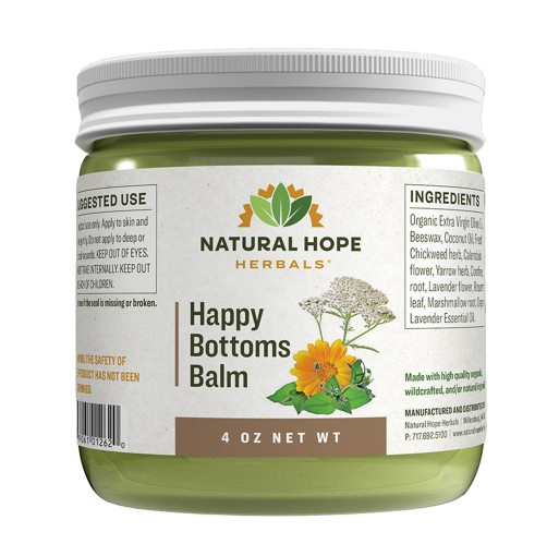Herbal Salve - Happy Bottoms 4 oz