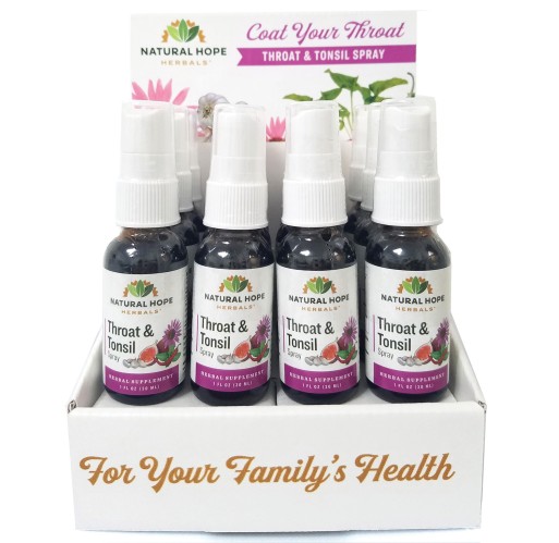 Throat & Tonsil Spray POP Display