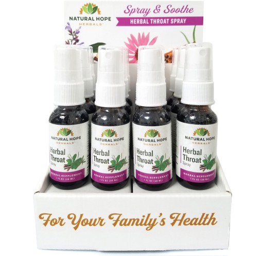 Herbal Throat Spray POP Display