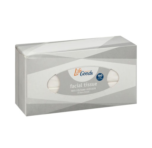 Facial Tissues - Flat 2 ply LifeGoods