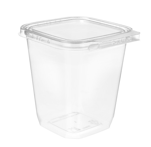 Tub - 32 oz Safe-T-Fresh Squareware