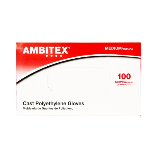 Gloves - Poly Food Medium 10x100