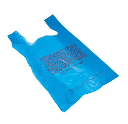 Bags - Grocery T Shirt Blue 1,000/cs