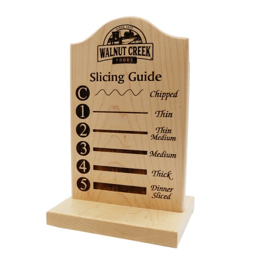 Sign - WC Deli Slicing Guide