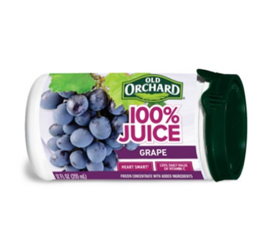 Frozen grape juice outlet concentrate