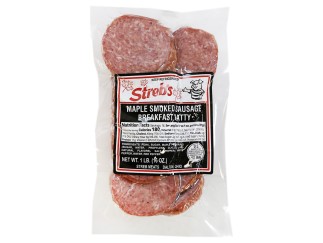 Sausage - Smoked Maple Patties Streb's 1 lb