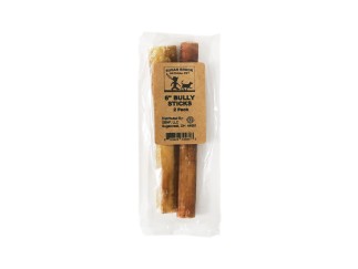 Dog Treats - Bully Sticks 6" 2 ct