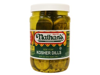 Pickles - Dill Kosher Whole Nathan's 32 oz