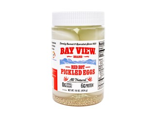 Eggs - Red Hot Pickled Bay View 16 oz