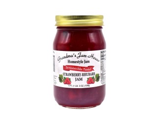 Jam - Strawberry Rhubarb GJH Pints