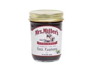 Jam - NSA Seedless Black Raspberry Mrs. Miller's 8 oz