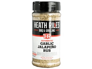 Seasoning - Garlic Jalapeño Rub Heath Riles 12 oz