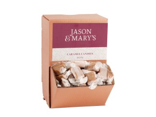 Display - Caramel Candies Jason & Mary's 7 lb