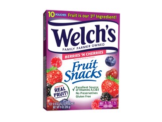 Gummy - Welch's Fruit Snacks Berries & Cherries 9 oz