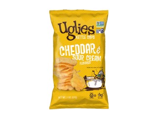 Potato Chips - Uglies Kettle-Cooked Cheddar & Sour Cream 2 oz