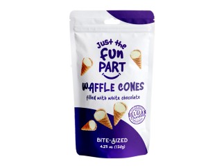 Mini Waffle Cones - White Chocolate