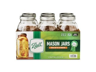 Jars - Wide Mouth 64 oz (Half Gal) Ball