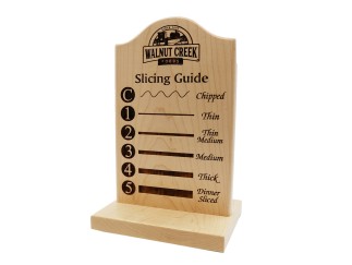 Sign - WC Deli Slicing Guide
